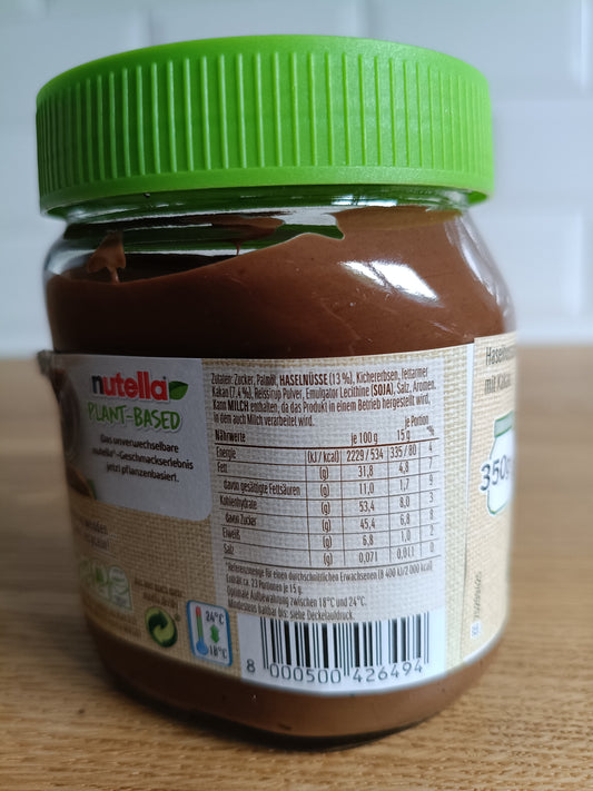 Nutella Plant Base 350gr MHD: 12.08.2025